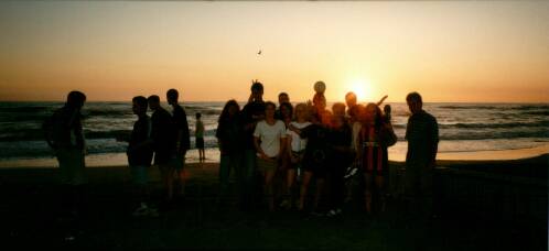 kurz nach einem unfreiwilligen Fußbad